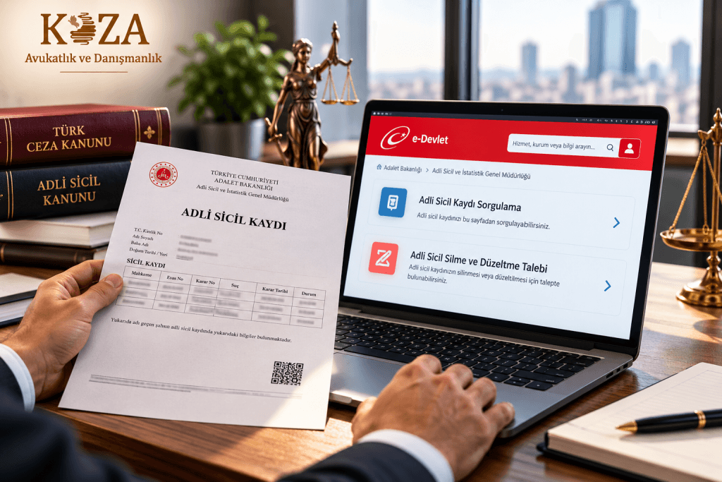 Adli sicil kaydı nasıl silinir, e-Devlet üzerinden adli sicil silme