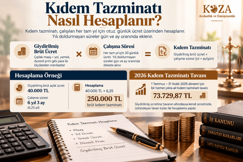 Kıdem tazminatı hesaplama