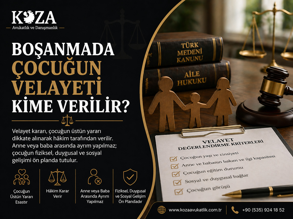 Boşanmada Çocuğun Velayeti Kime Verilir? - Hukuki Makale