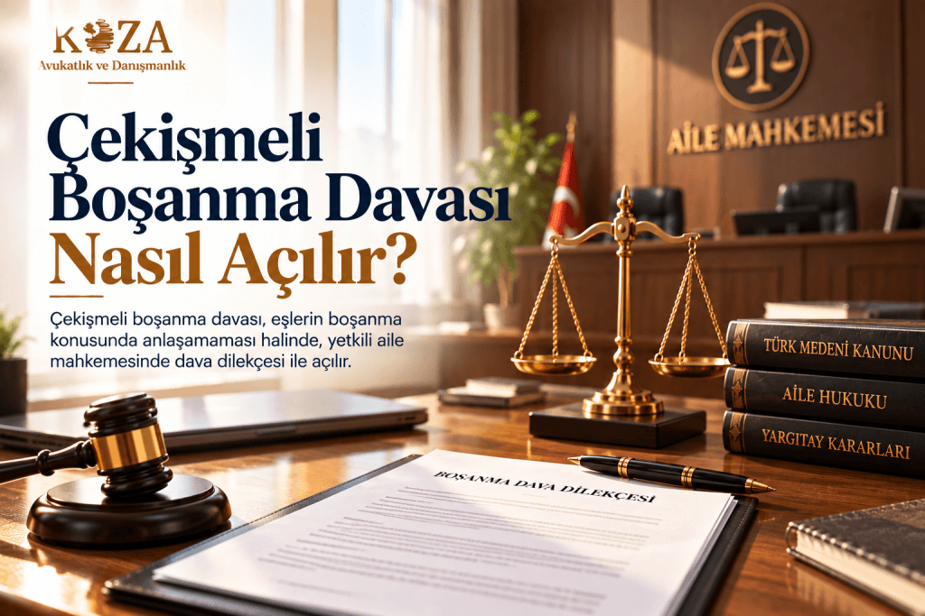 Çekişmeli boşanma davası nasıl açılır