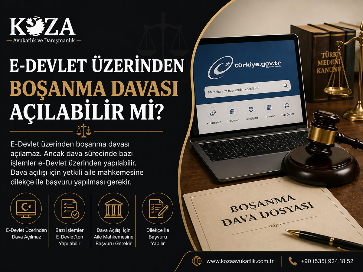 E-Devlet Üzerinden Boşanma Davası Açılabilir Mi? - Hukuki Makale