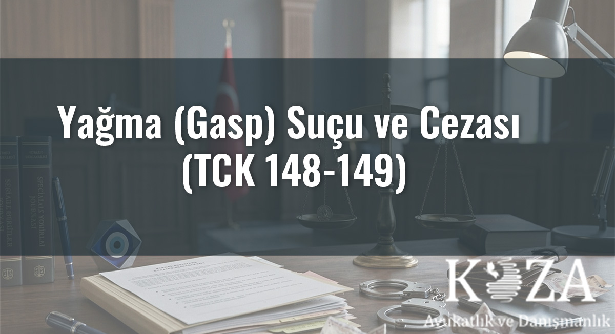 Yağma (Gasp) Suçu ve Cezası (TCK 148-149) - Hukuki Makale