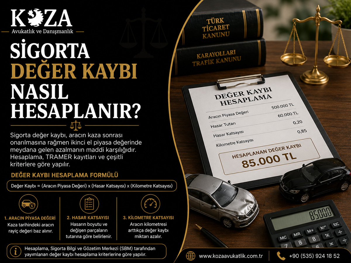 Sigorta Değer Kaybı Nasıl Hesaplanır? - Hukuki Makale