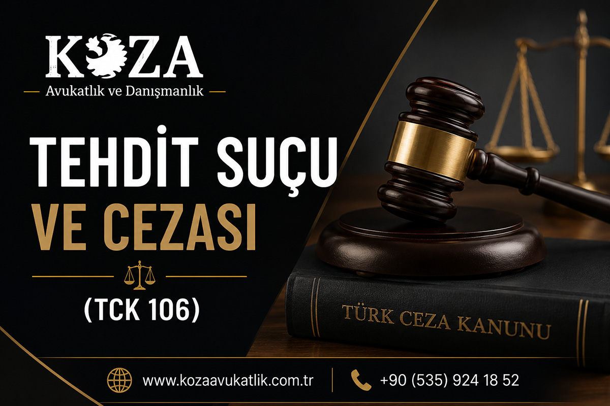 Tehdit Suçu ve Cezası (TCK 106)