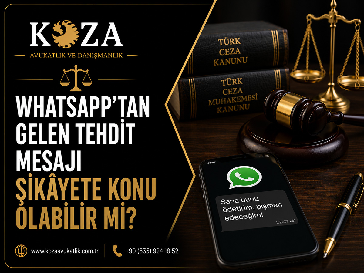 WhatsApp’tan Gelen Tehdit Mesajı Şikâyete Konu Olabilir mi? - Hukuki Makale