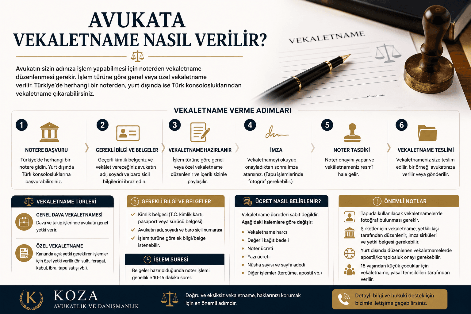 Avukata vekaletname nasıl verilir?
