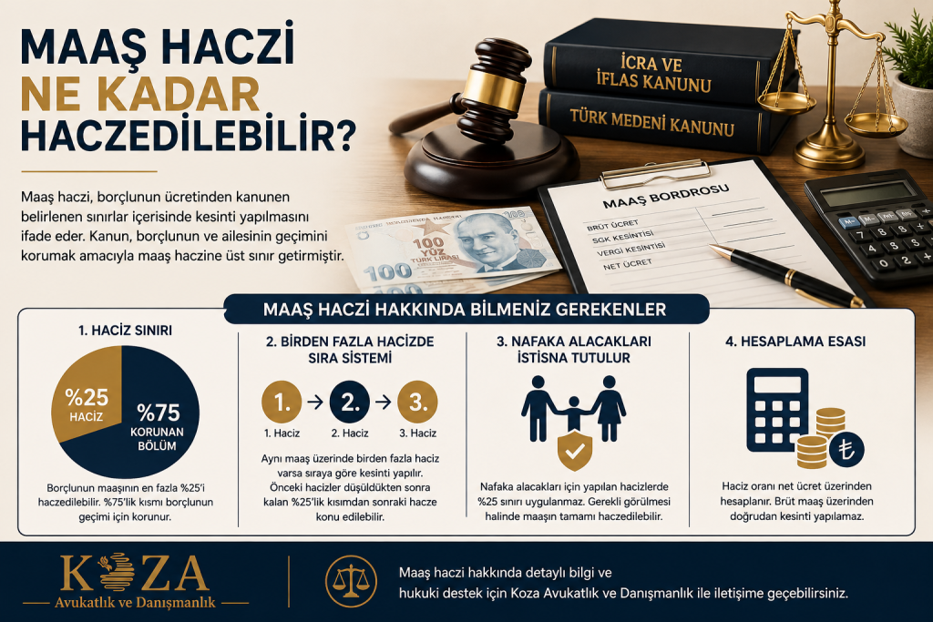 Maaşın Ne Kadarı Haczedilebilir? Maaş Haczi Oranı ve Süreci 2 Maaş haczi ne kadar haczedilebilir?